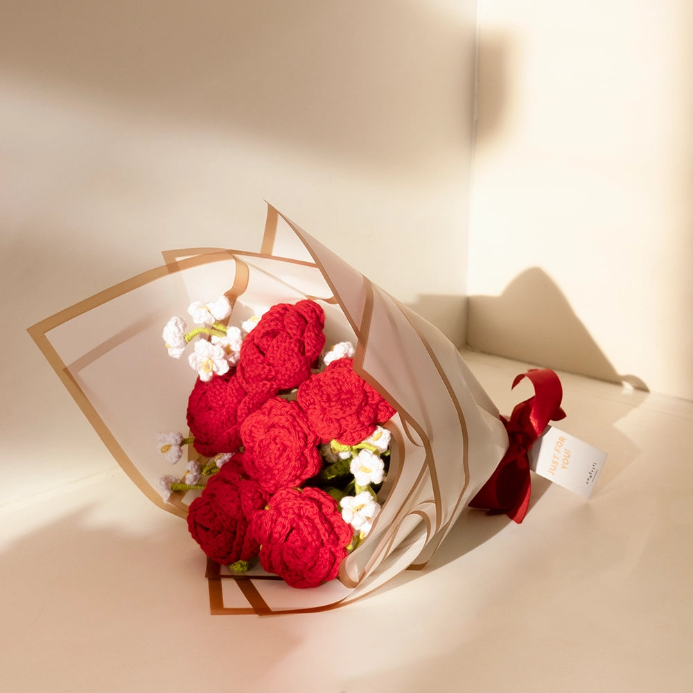 Everlasting Love Crochet Bouquet