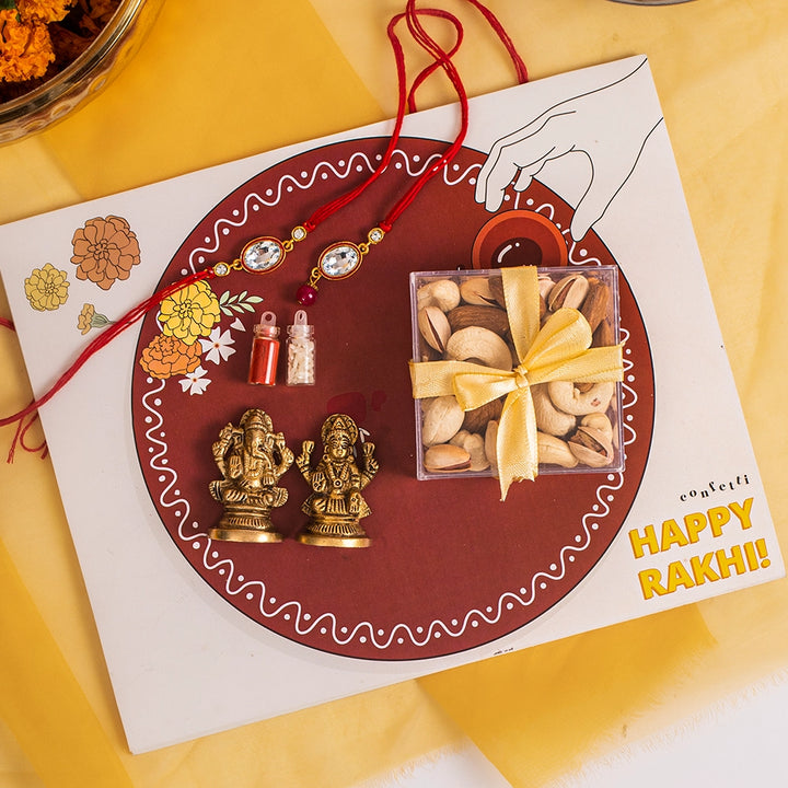 Traditional Rakhi Thali