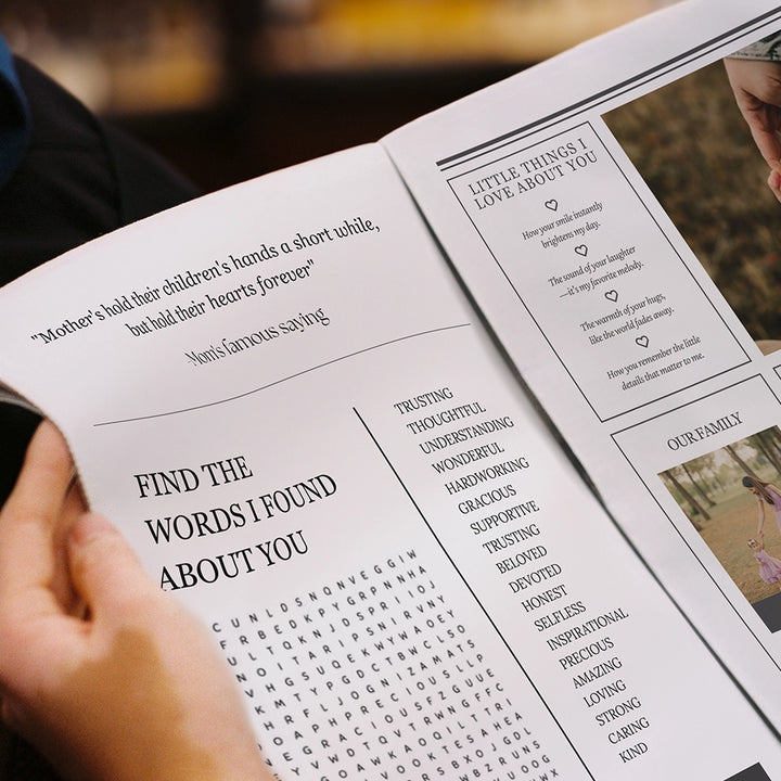 Mother's Day Newspaper - Personalised With Photos