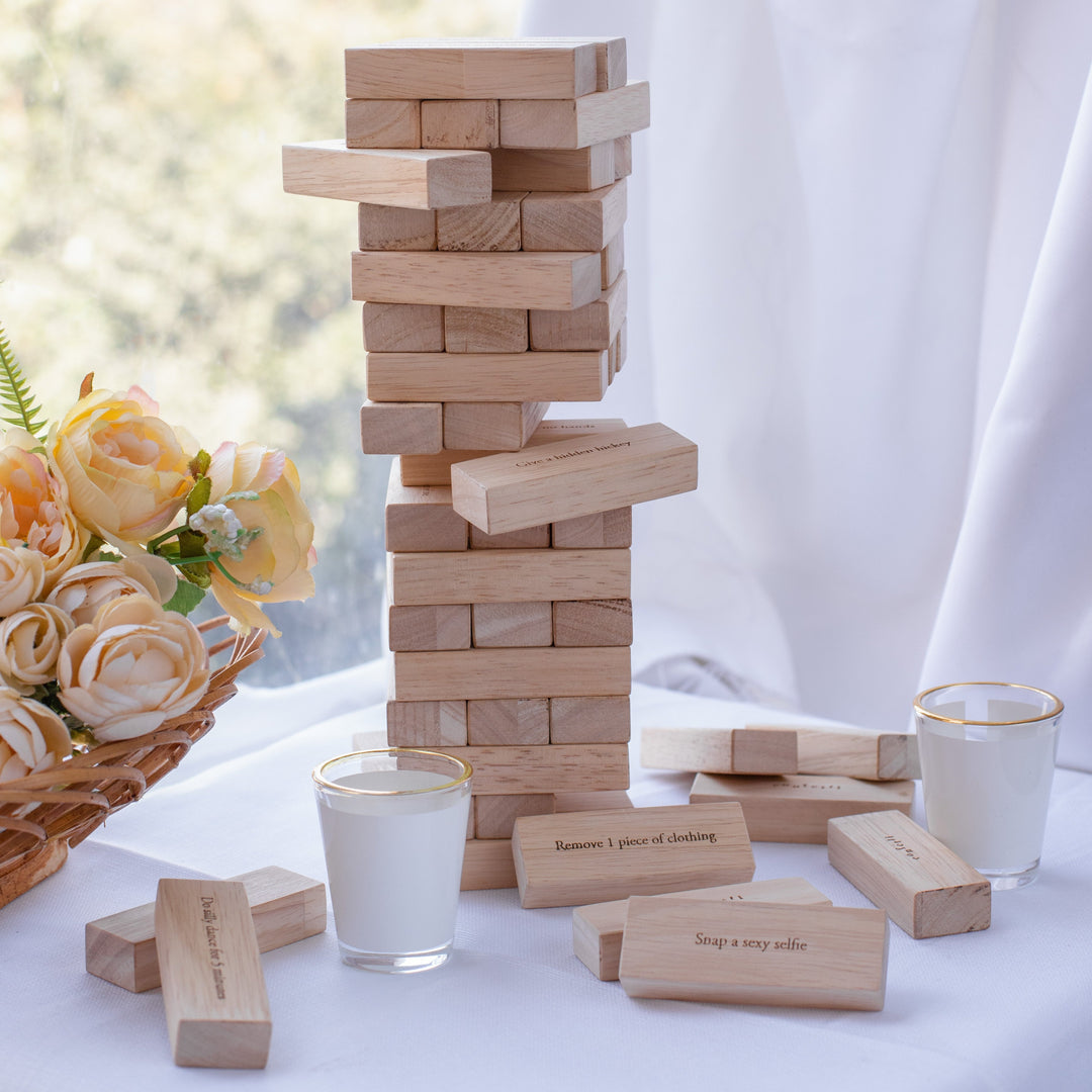 Jenga Party Game with a Twist
