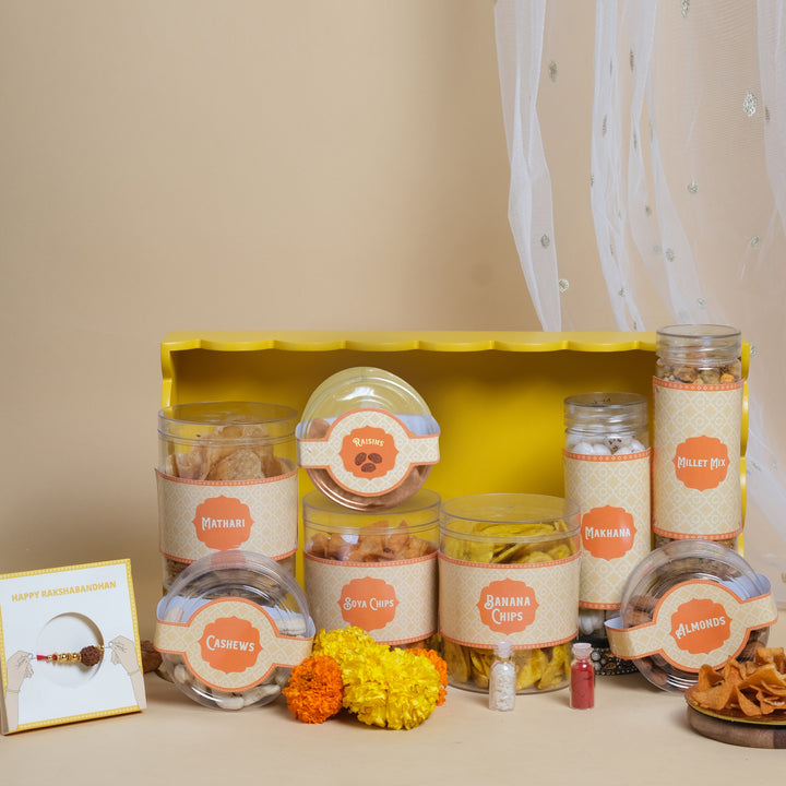 Rakhi Premium Dry Fruits & Snacks Gift Hamper