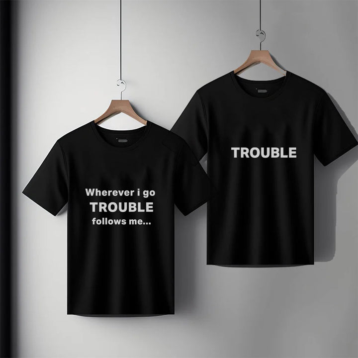 Twinning Tales: Custom Couple T-Shirts