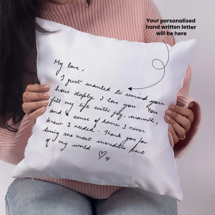 Letterly Yours Cushion Cover