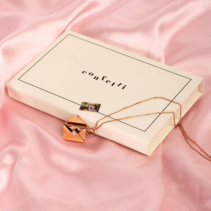 Envelope Necklace for Mom