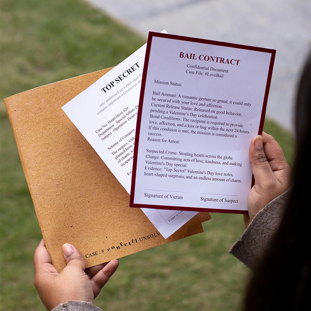 Evidence of Love – Personalized Couple Keepsake