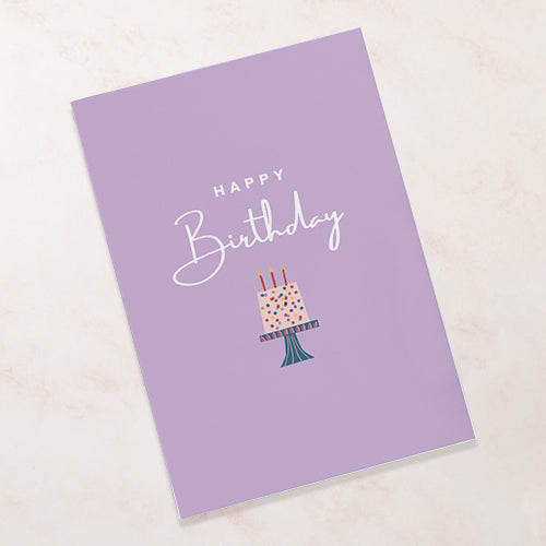 Happy Birthday( Purple )