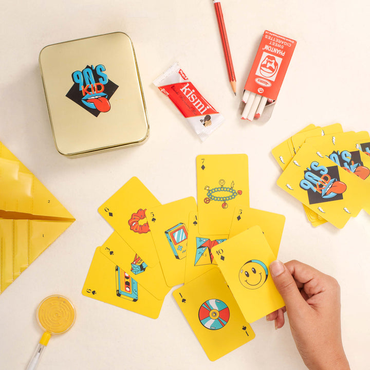 90s Kid Playing Cards