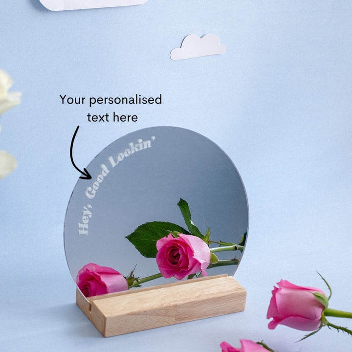 Tabletop mirror - portable makeup mirror for her