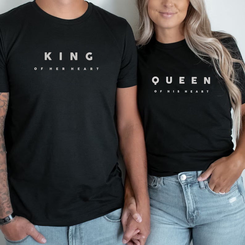 King and Queen Couple T-shirts