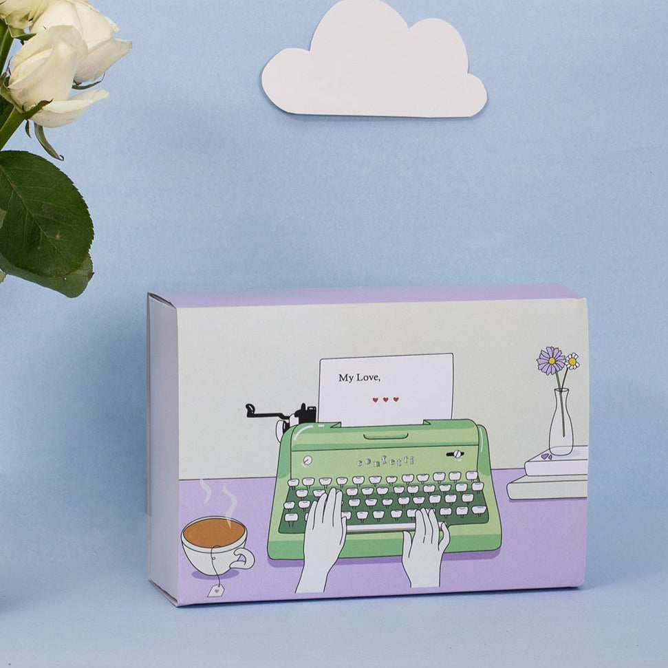 Paint Our Love Couple Canvas Hamper