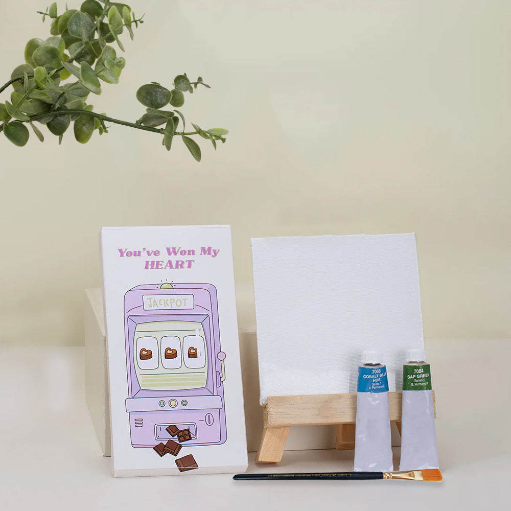 Paint Our Love Couple Canvas Hamper