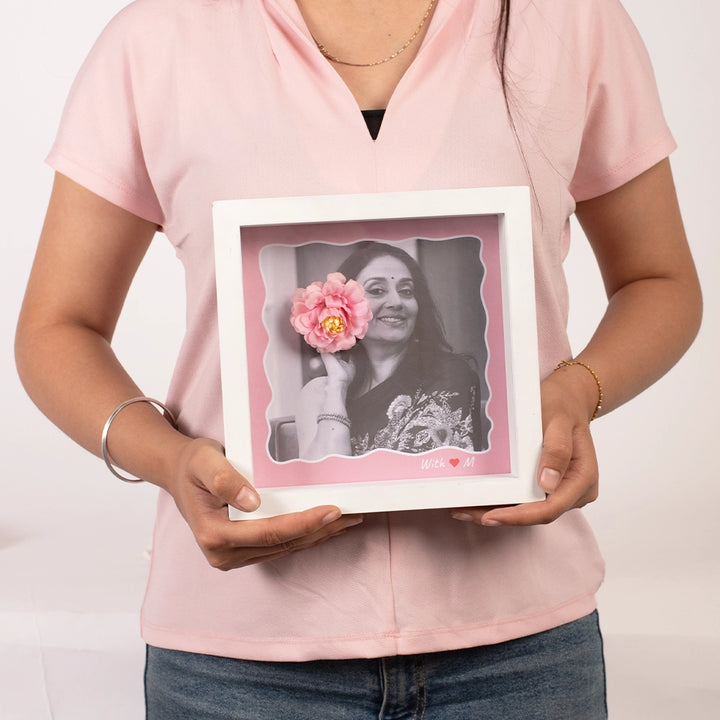 Mom 3D Flower Frame