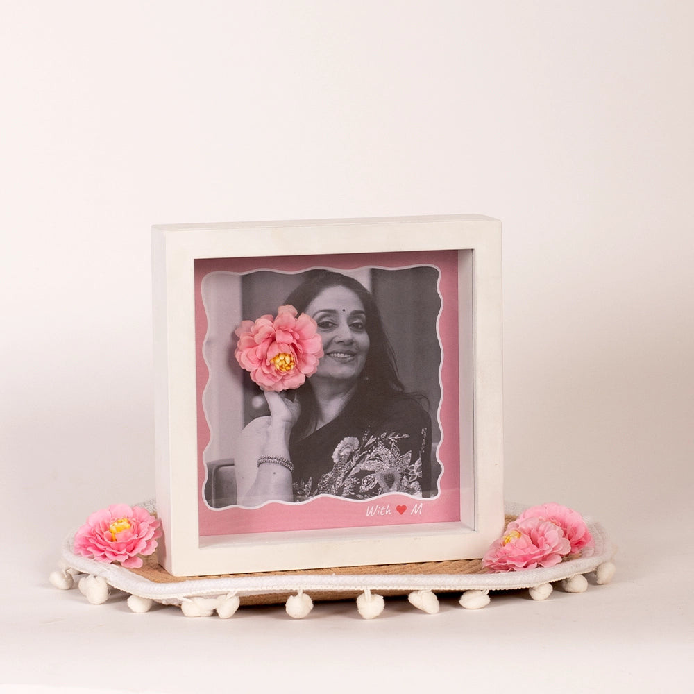 Mom 3D Flower Frame