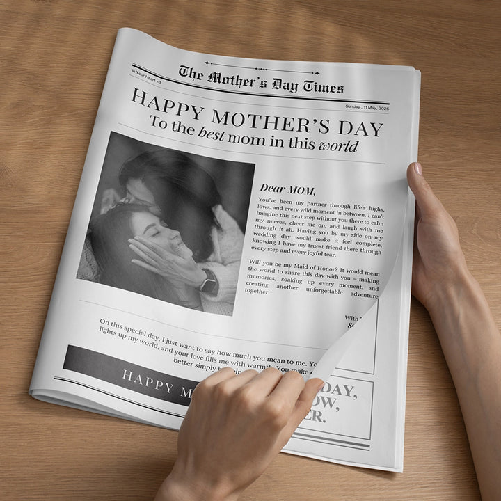 Mom’s Personalized Newspaper