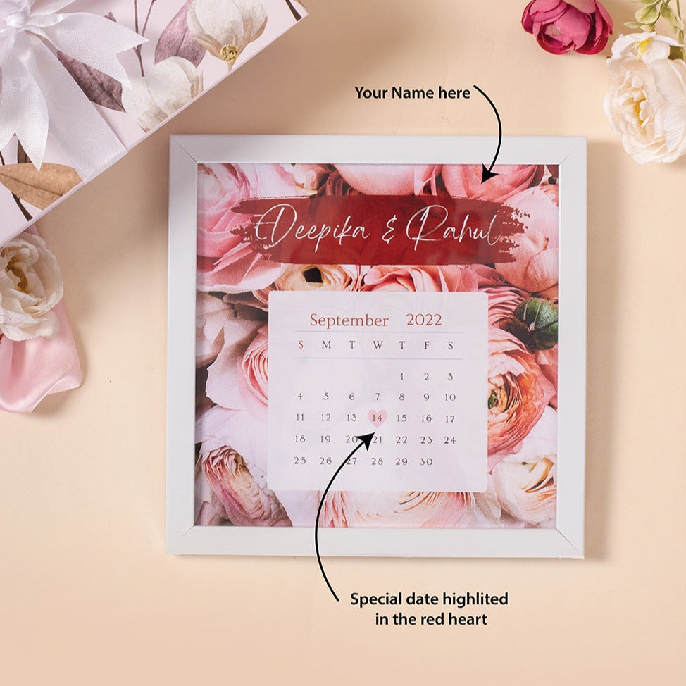 Date Frame: Custom photo frame