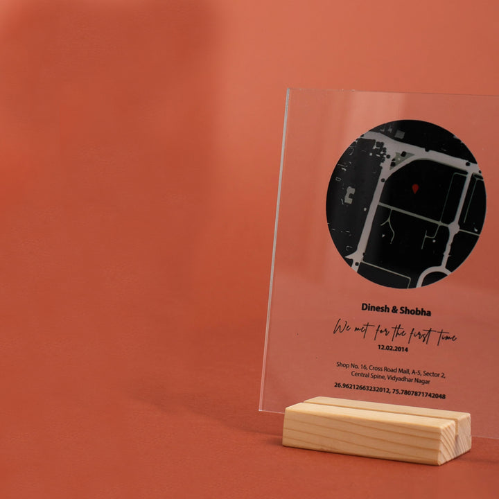 Personalized Location Plaque – An Anniversary Gift