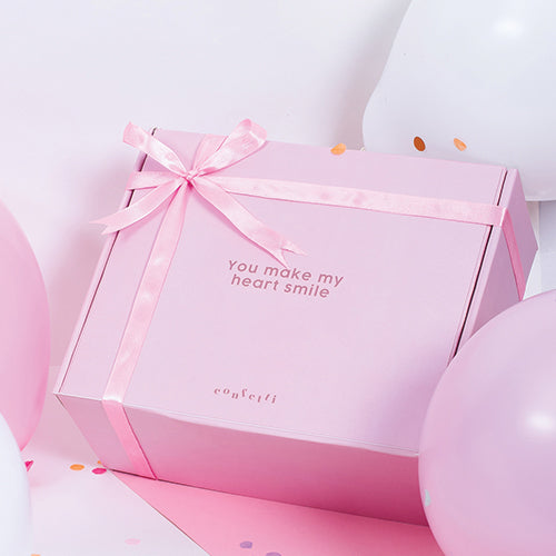 Pink Corrugated Box