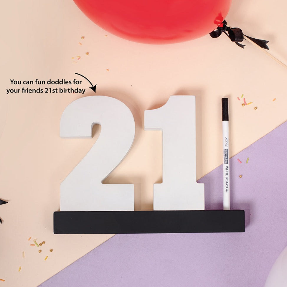 21st Birthday Memory Stand