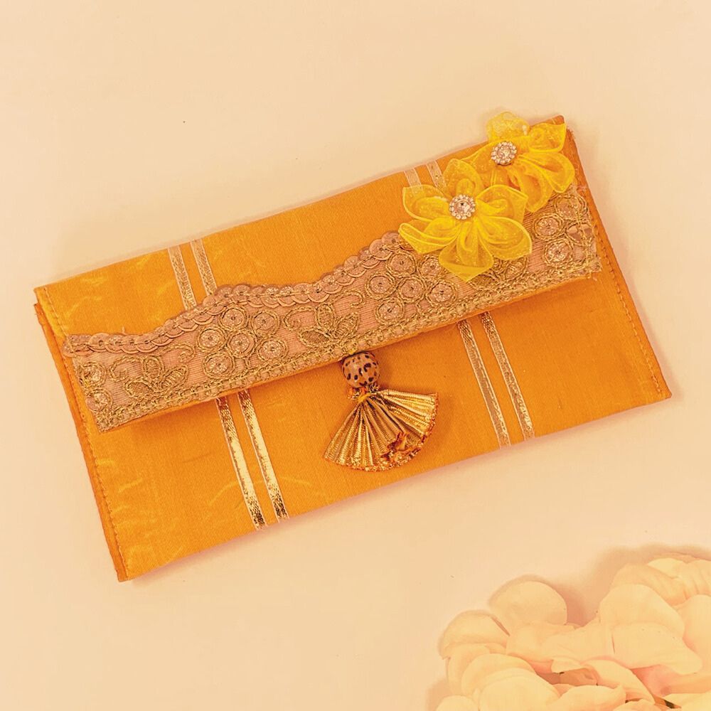 Orange Cloth Envelope