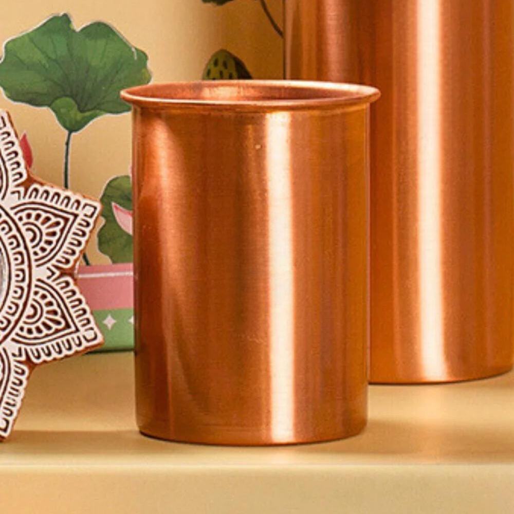 Copper Glass Set of 2