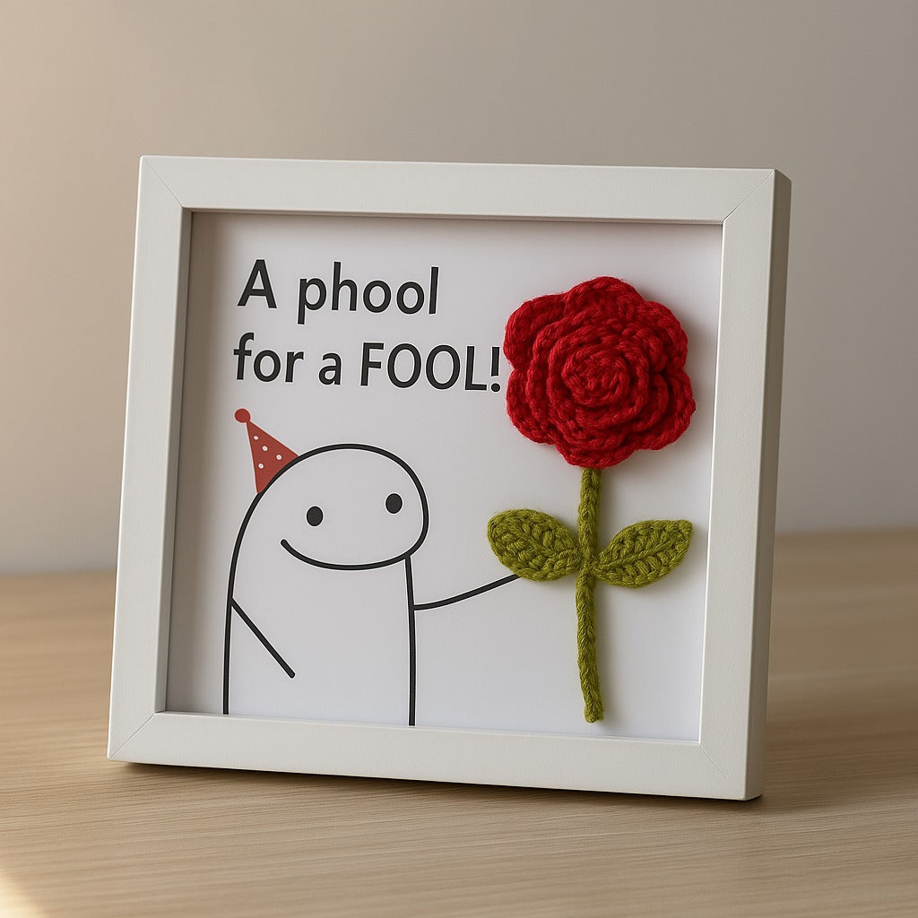 The Crochet Rose Frame