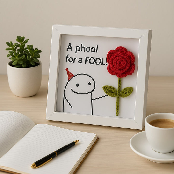 The Crochet Rose Frame