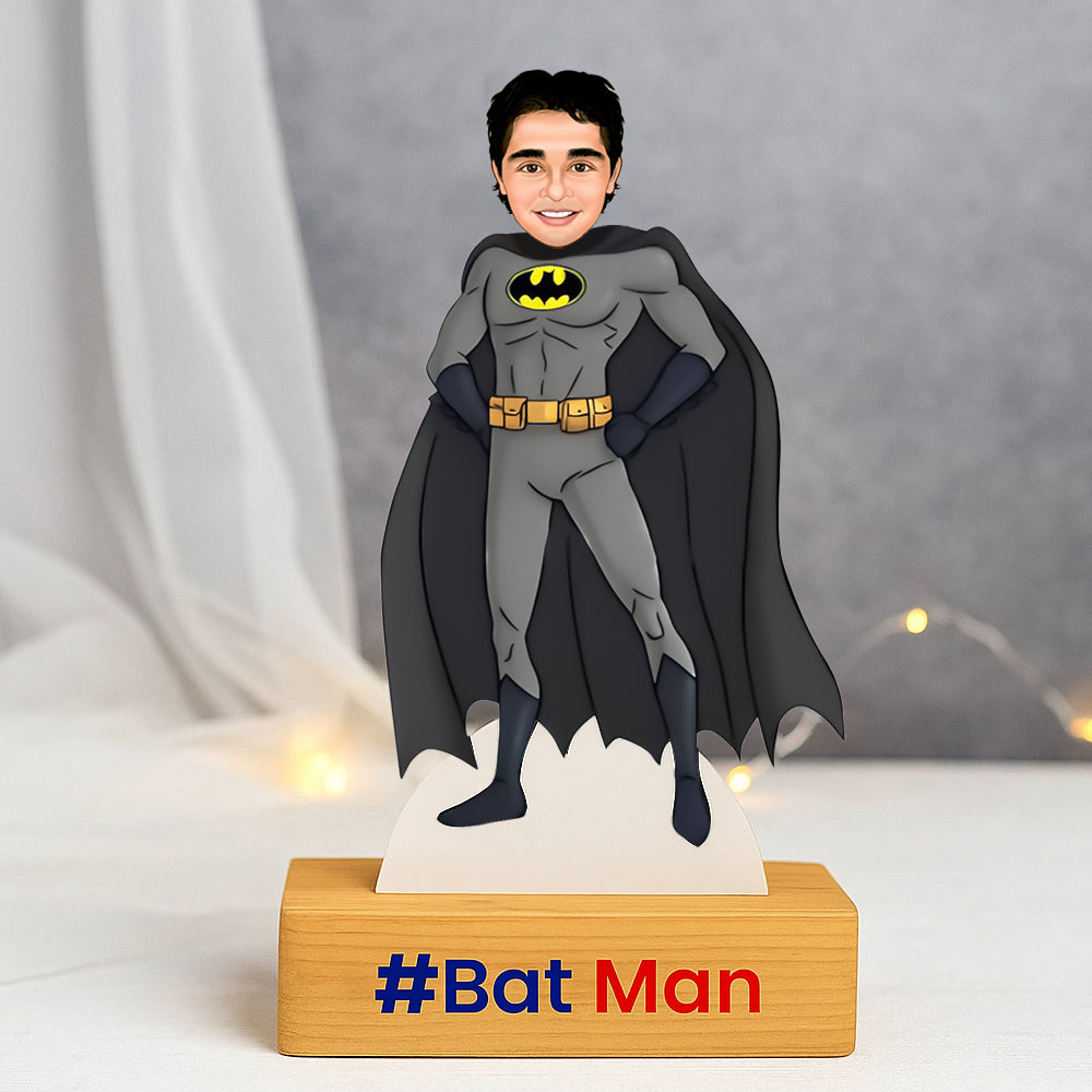 Custom Superhero Caricature - Batman Edition