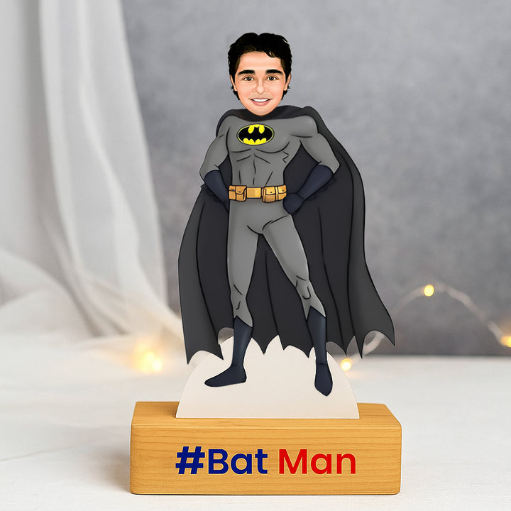 Custom Superhero Caricature - Batman Edition
