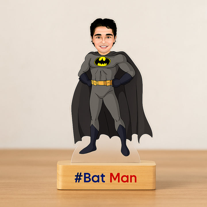 Custom Superhero Caricature - Batman Edition