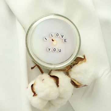 Personalized Scented Soy Wax Candle with a Twist