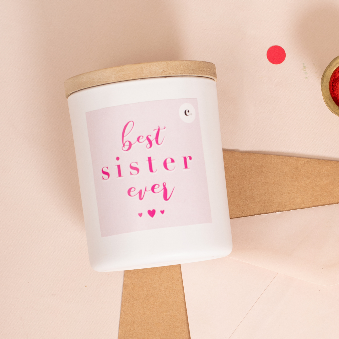 Best Sister Ever Candle