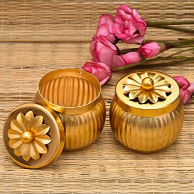 Almonds and Cashews Golden Jars 100 g Each