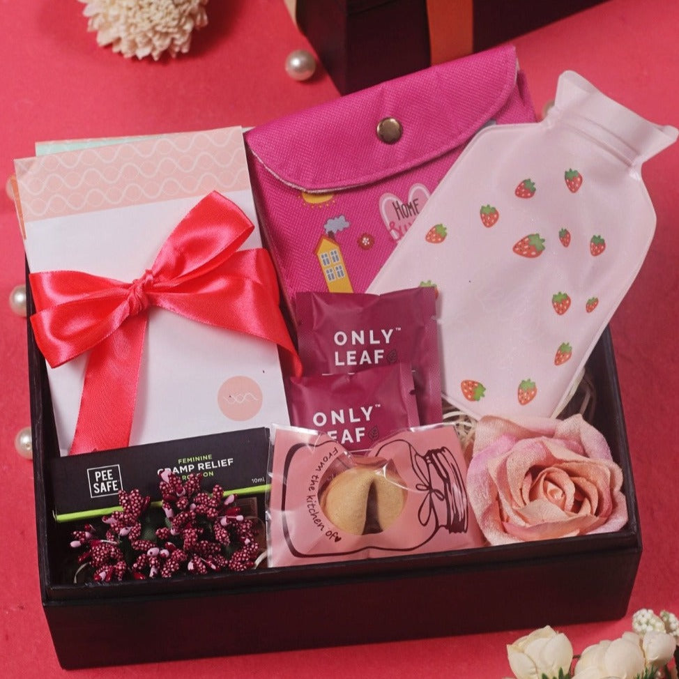 Period gift basket for hot sale girlfriend