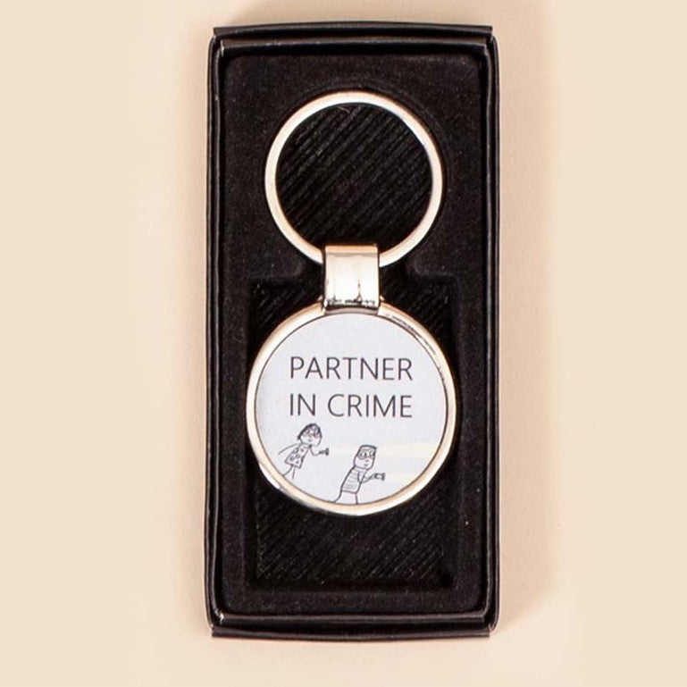 Partners in Crime Key Chain