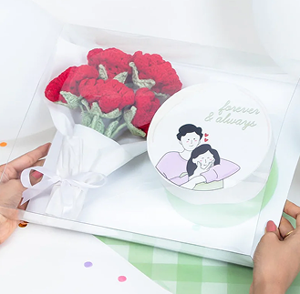 Cakes & Bouquet by Confetti