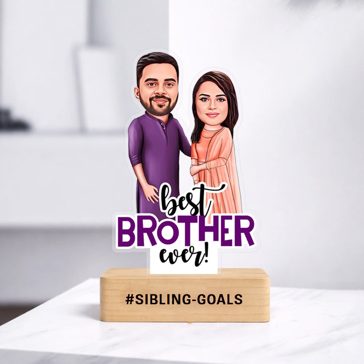 Best Brother Caricature - Personalized Gift for Brother