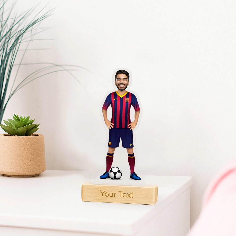 FC Barcelona Football Caricature