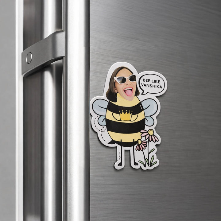 Bee Caricature Fridge Magnet
