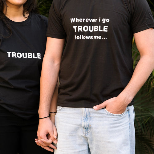 Twinning Tales: Custom Couple T-Shirts