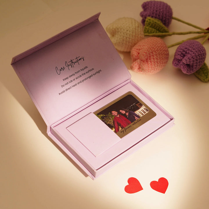 Personalised Valentine's Wallet Card