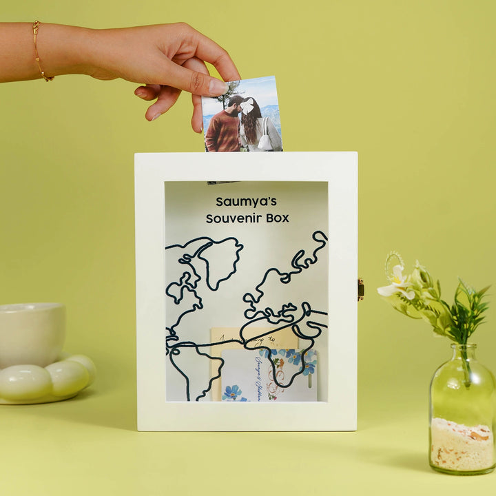 White Souvenir & Keepsake Box