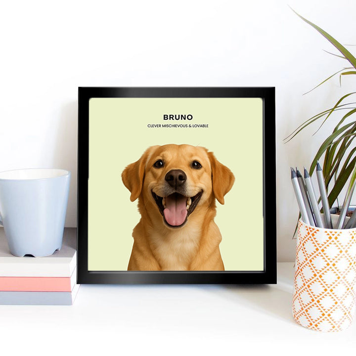 Personalized Pet Frame - Pet Portrait Frame