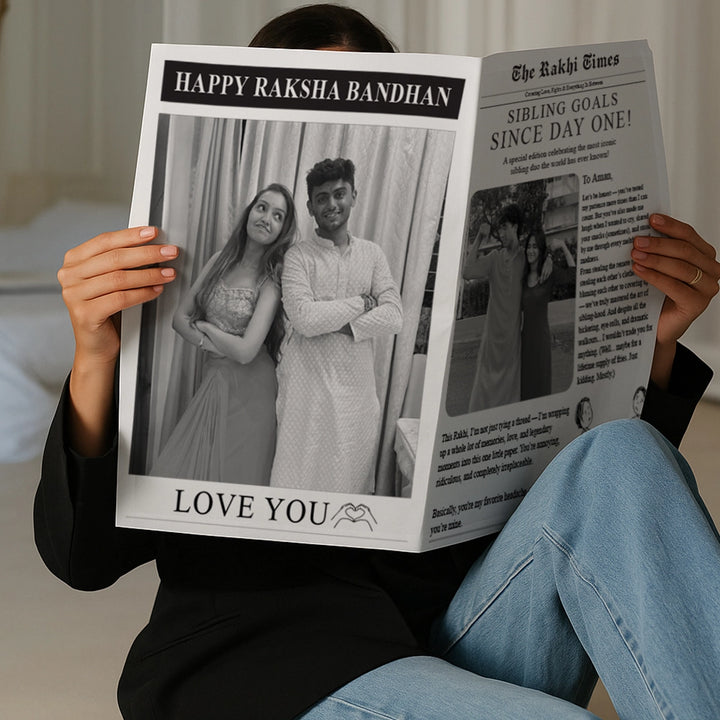 Custom Sibling Newspaper- The Sibling Times