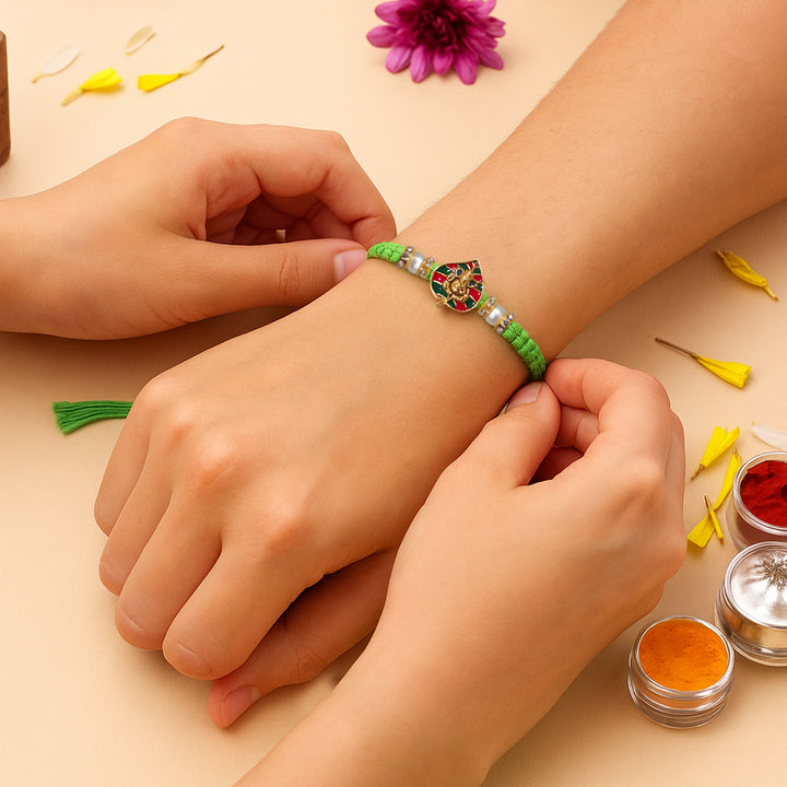 Designer Ganeshji Rakhi for Brothers
