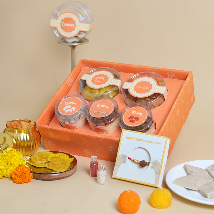 Rakhi Festive Gourmet Snack & Nut Box