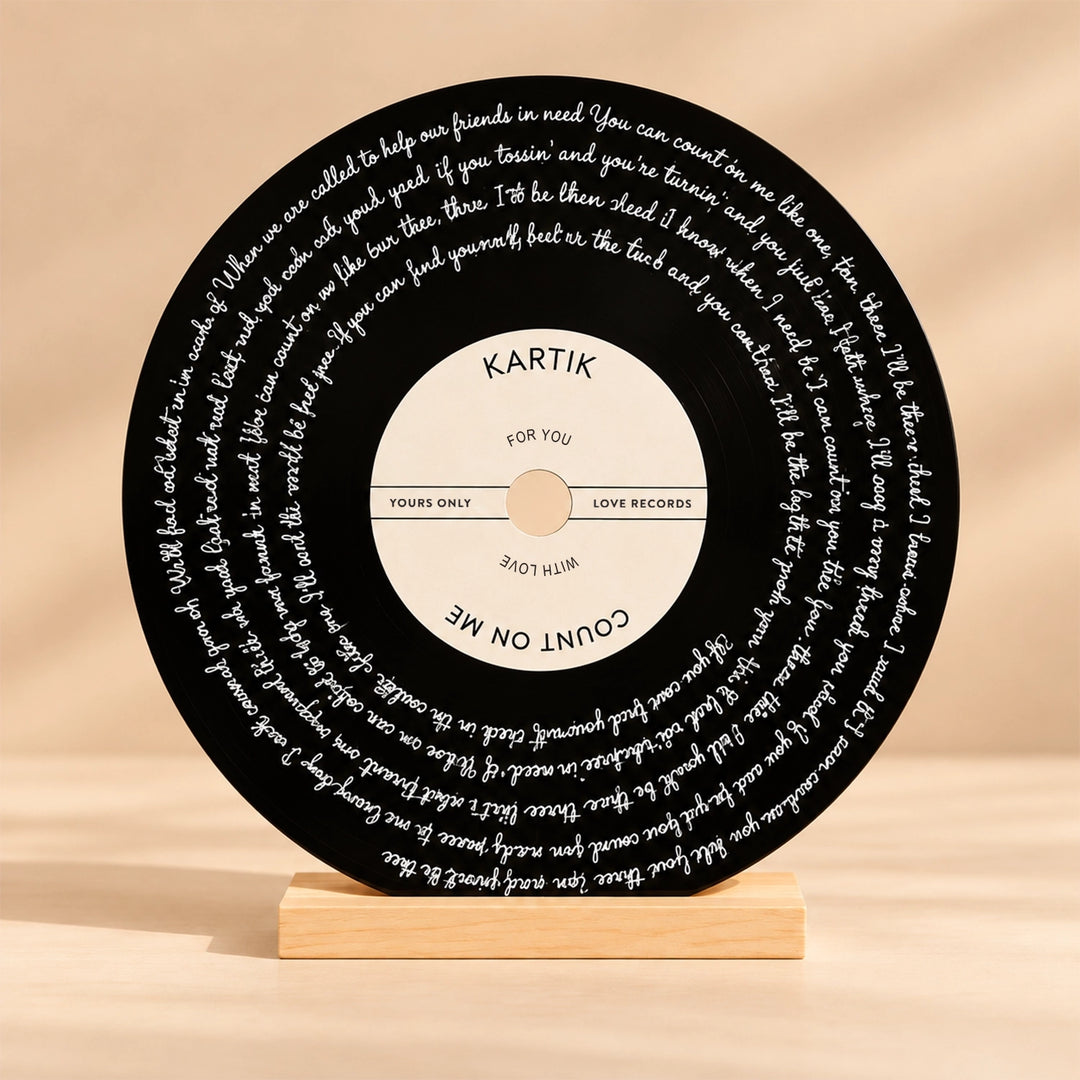Personalized Vinyl Record