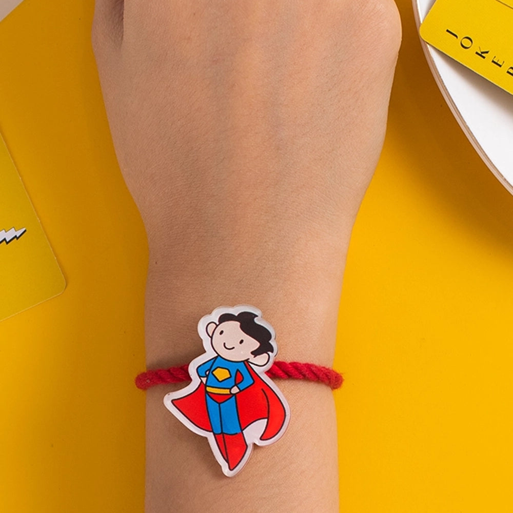 Acrylic Superhero Rakhis Combo