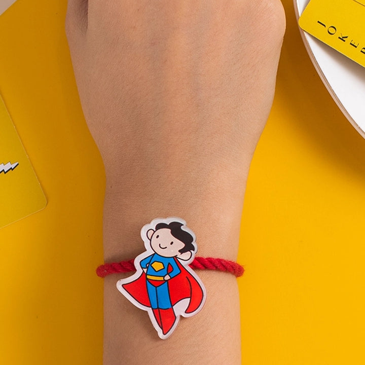 Acrylic Superhero Rakhis Combo