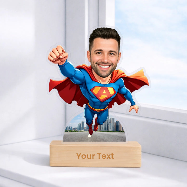 Superhero Caricature for Raksha Bandhan - Superman Edition