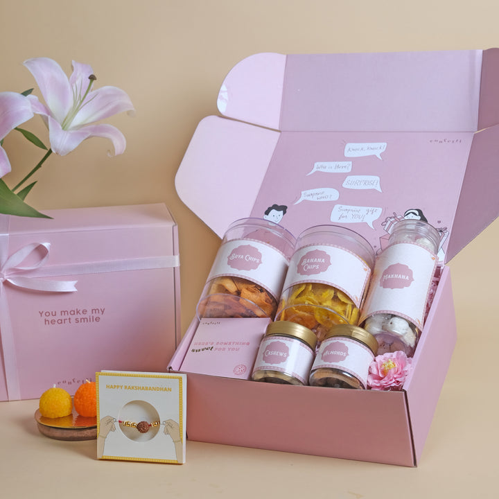 Premium Healthy Snack & Cookie Box